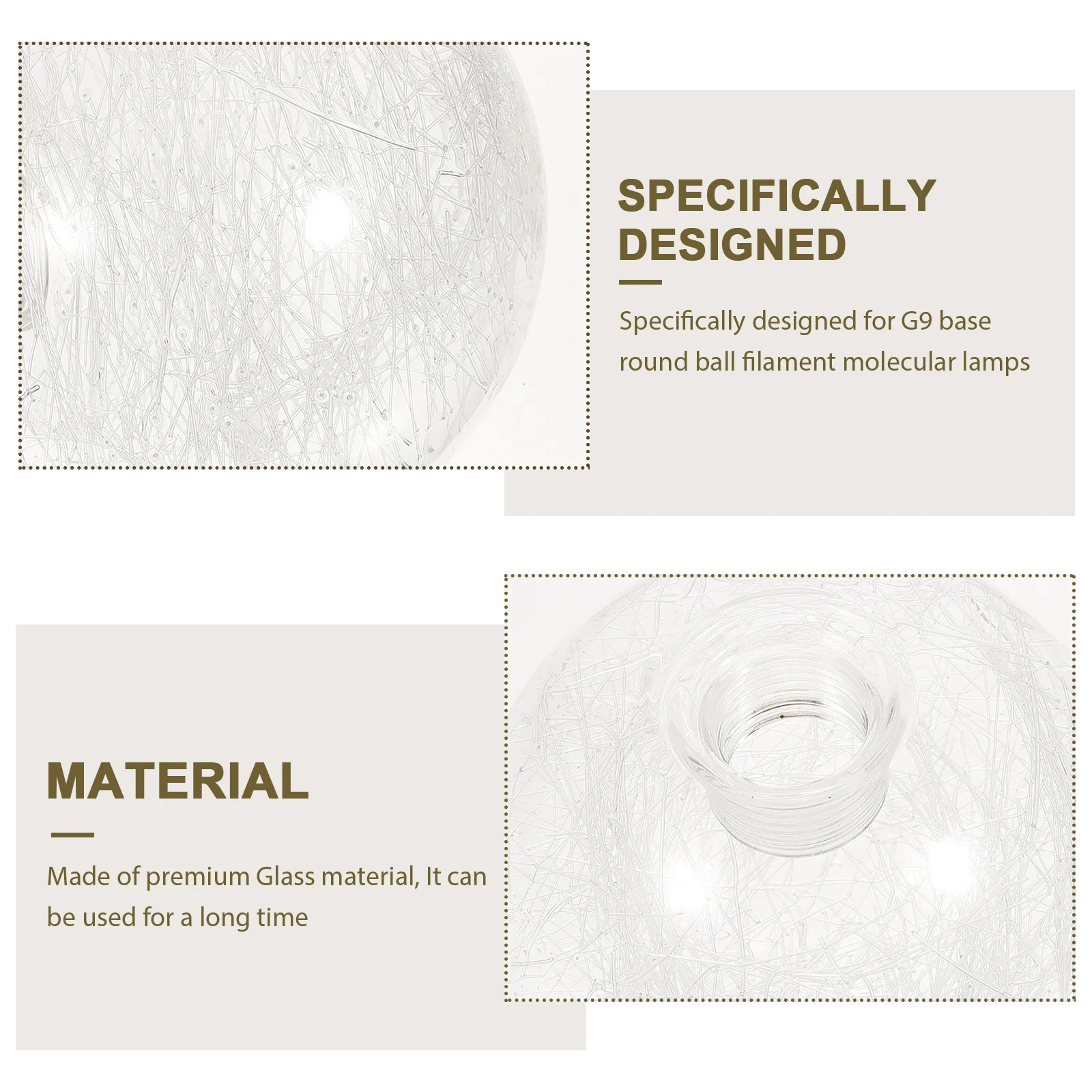 

Абажур из прозрачного стекла, основание G9, 120 мм, простая установка, подвесной потолочный светильник, сменный стеклянный абажур, абажур для люстры