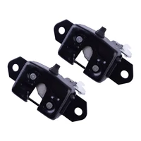 Cerradura de puerta trasera para Nissan Navara D40 Frontier Titan, 2 piezas, negra, 90503-JT30A 90503-EB700