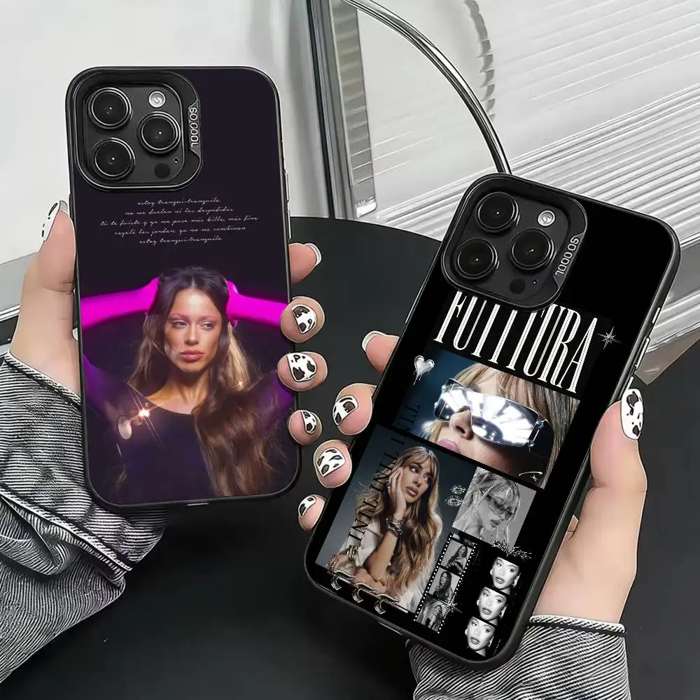 

Latin Pop T-TINI Martina Phone Case For iPhone 17,16,15,14,13,12,11 Plus,Pro Max,XS,Colorful Silver Black Cover