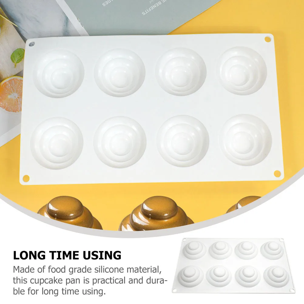 

Mini 3-Tier Silicone Cake Mold Multi Tiered Cupcake Pan Non Stick Muffin Pan Baking Mold Portable Baking Tool Cupcake Pans