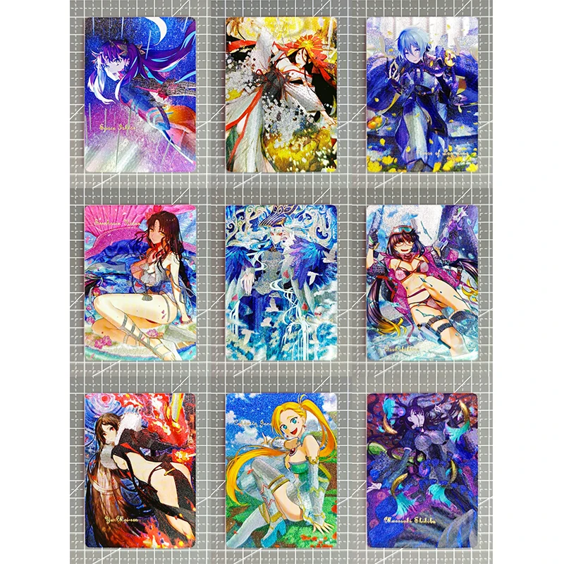 Fate/grand Order Mash Kyrielight Romani Archaman DIY Homemade Collection Card Christmas Birthday Gift Game Toys