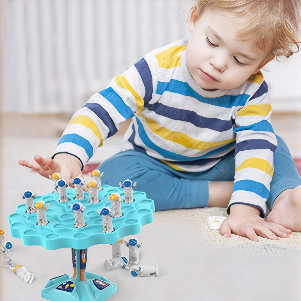 لعبة توازن رائد الفضاء، توازن رائد الفضاء، توازن التفاعل بين الوالدين والطفل، لوحة رائد الفضاء، مجموعة ألعاب الطاولة العائلية