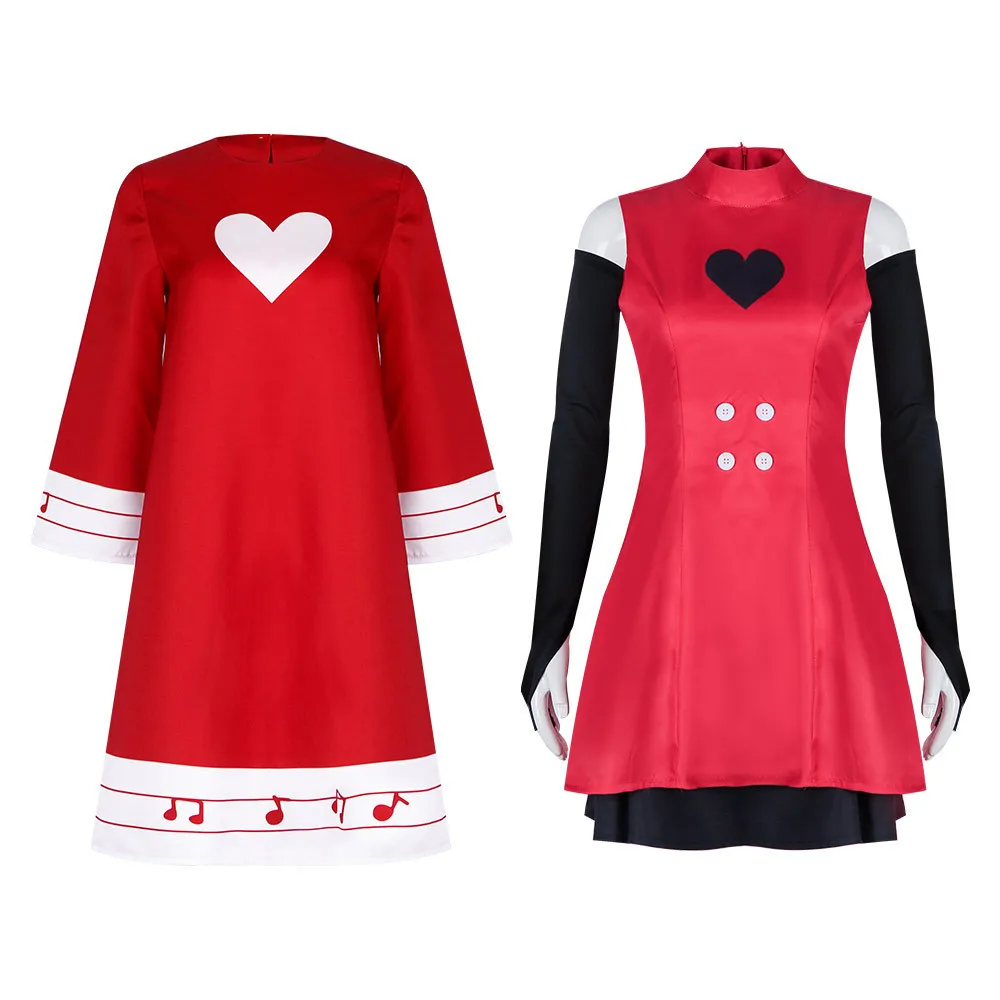 

Hell Hotel Hazbin Cosplay Princ Dr loween Costume Women's Traditional Clothing Stage Performance Summer 2024