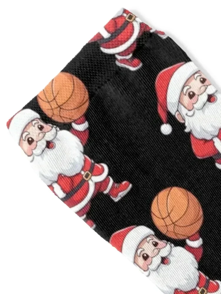 سانتا لعب كرة السلة عيد الميلاد الجوارب جولف كرة القدم المضادة للانزلاق هالوين الأطفال الرجال الجوارب الفاخرة المرأة #2