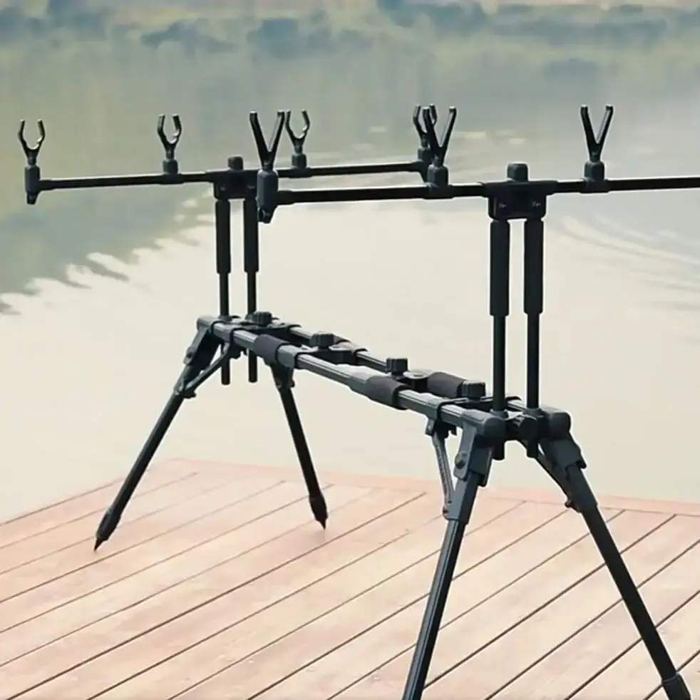 RP181 Fishing Stand Foldable fishing tool rack Fishing rod view 2