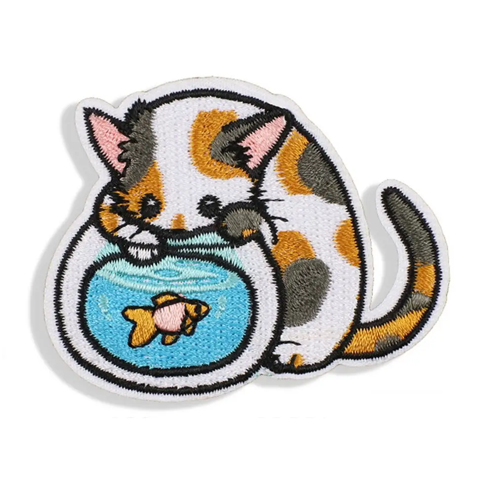 

Cat Paw DIY Sewing Clothes Embroidery Embroidered Jeans Jacket Cloth Sticker Badges Patches Appliques Sewing Fabric