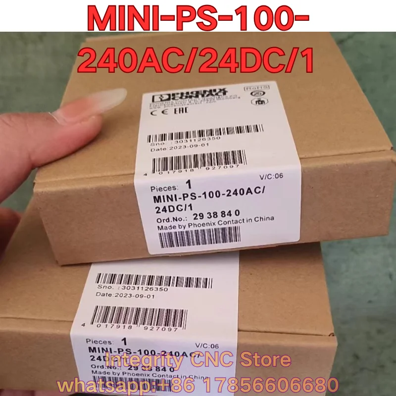 New MINI-PS-100-240AC/24DC/1 PLC module 2938840