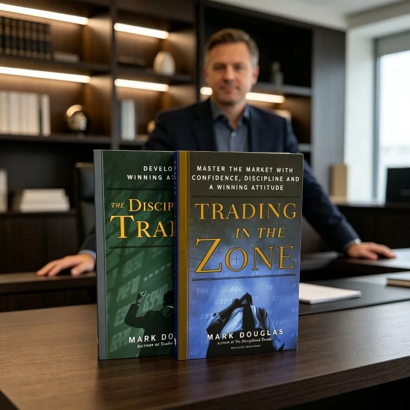 Mark Douglas Trading Book Set, Trading in The Zone + The Disciplined Trader, Investment Trading Psychology Books