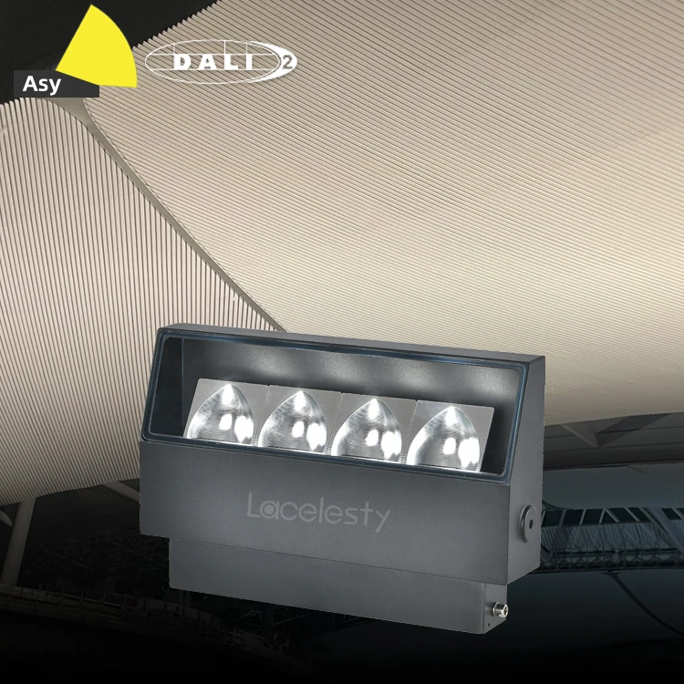 

Facade Architectural Lighting Wall Mounted Luminaires Lamp IP65 LED Flood Light Asymmetrical Exterior Wall Washer