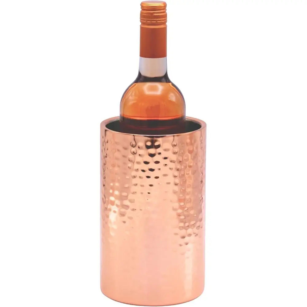 

Охладитель для одной бутылки вина цвета розового золота - медный термоизолированный охладитель для вечеринок и аксессуаров для барных тележек