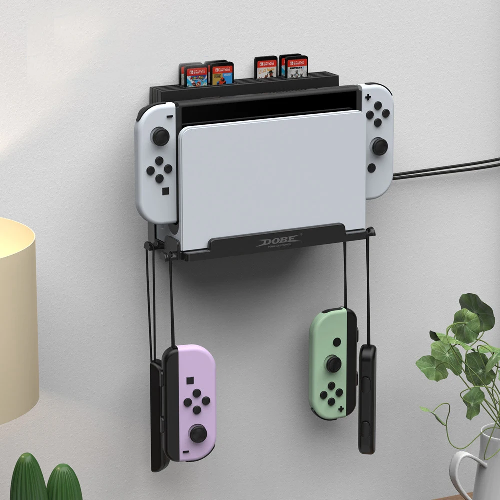 Nintendo Switch用ウォールマウント,32ゲームカード付きメタルキット