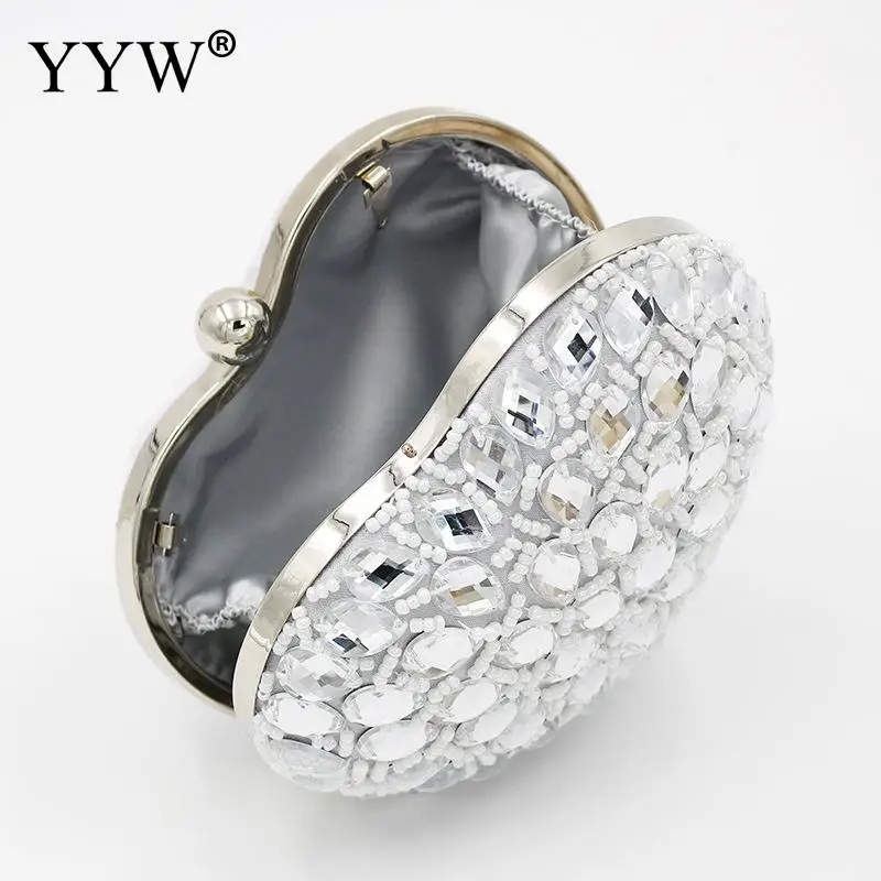 Luxury Women Evening Bag Brand Party Banquet Glitter Bag For Ladies Exquisite Wedding Clutch Handbag Shoulder Bag Chain Bolsas