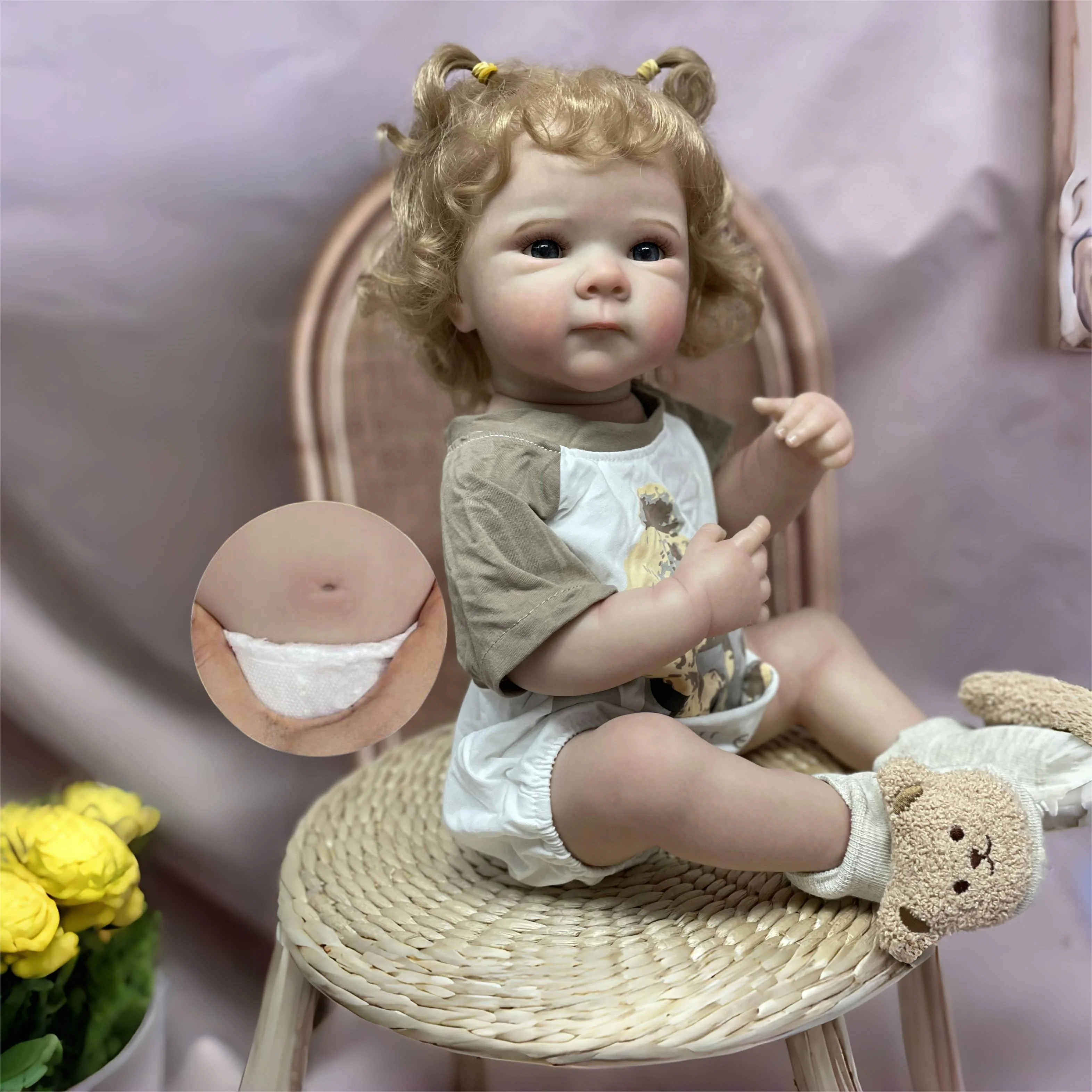 

Кукла новорожденная мягкая виниловая, 48 см