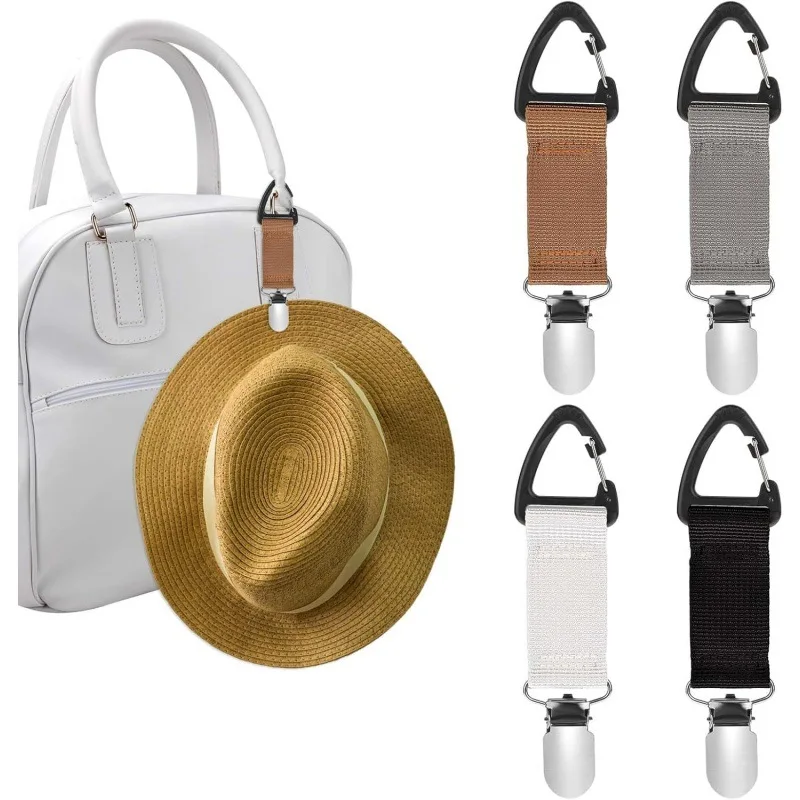 Outdoor-Reise-Strohhut-Clip. Tragbarer Hut-Begleit-Taschen-Clip. Mehrzweck-Handschuh-Organizer für den Außenbereich