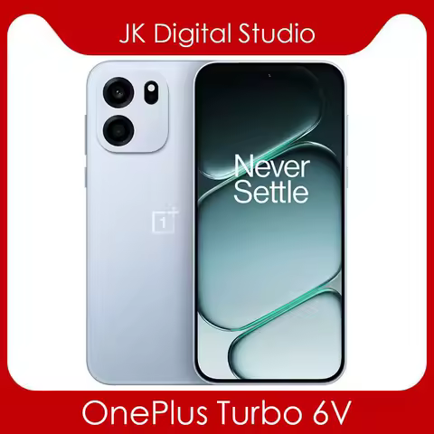 China Version Unlocked OnePlus Turbo 6V Snapdragon7s Gen4 6.78inch AMOLED 144Hz 9000Mah 80W SuperVOOC 50MP Rear Camera NFC OTA