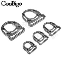 2pcs Plastic Multiuse Durable D-Ring Buckles For Hooks EDC Molle Tactical Backpack Straps Webbing Ring 20mm~50mm