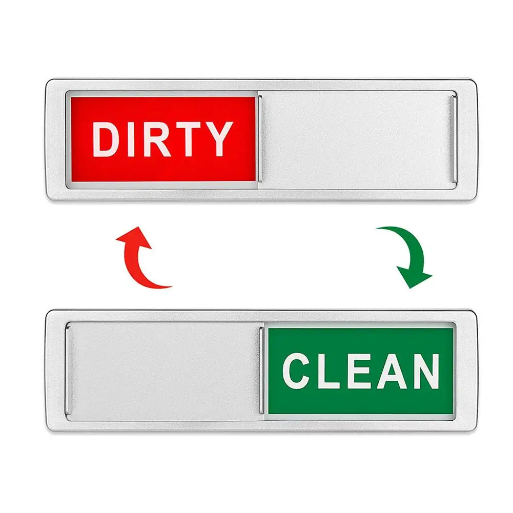 1 PC Dishwasher Magnet Clean Dirty Sign for Dishwasher Or Refrigerator, Magnetic Clean Dirty Dishwasher Magnet Indicator Marker