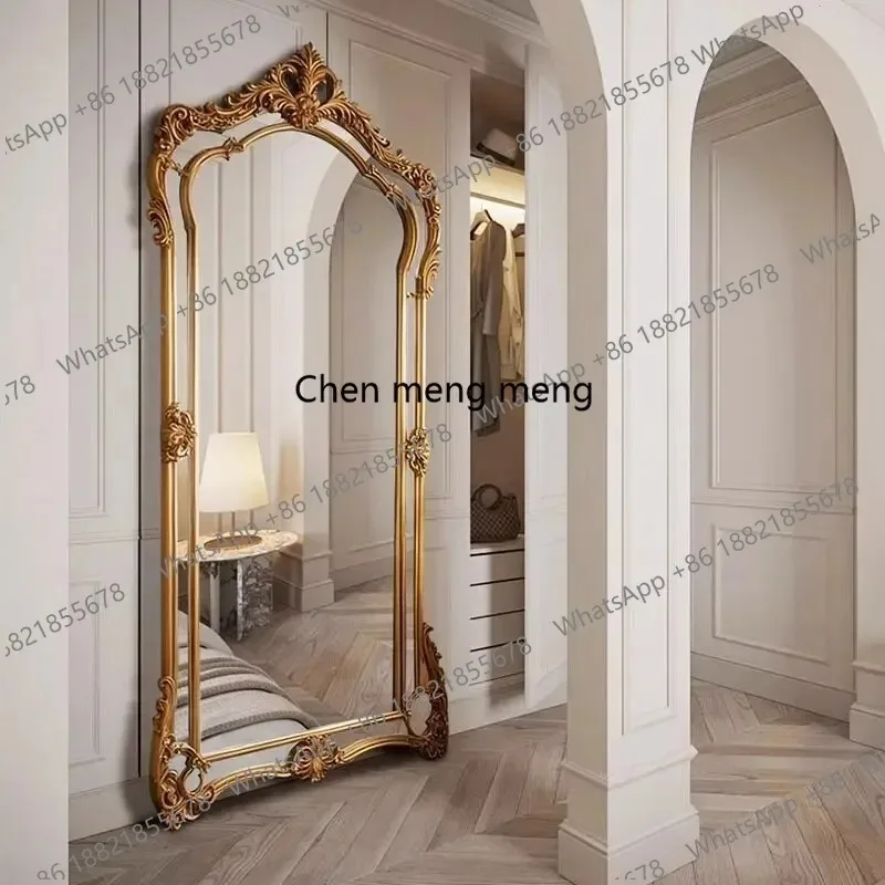 K153 Living Room Decorative Mirrors Aesthetic Apartment Square Design Mirrors Full Body Princess Specchi Decorativi Home Decor I
