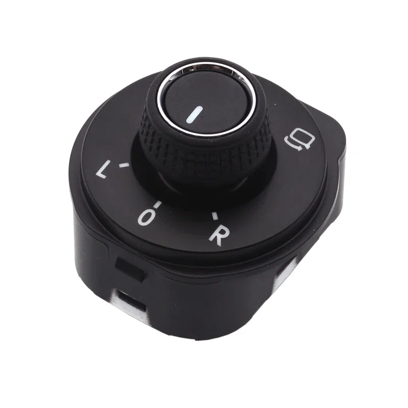 Bouton de réglage de commande de rétroviseur latéral de voiture, chauffage pliable pour VW Polo 6R 2011 2012 2013 2014 2015 2016 6RD959565D