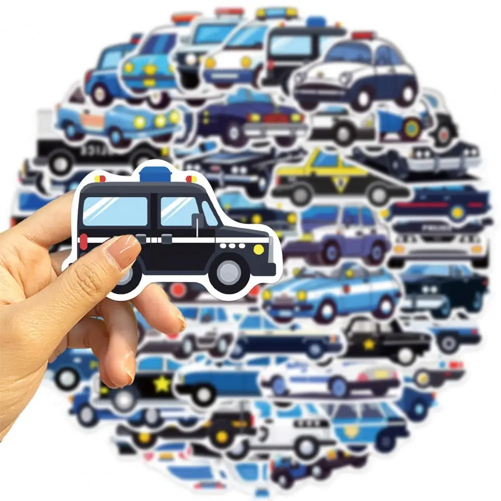 Adesivi in Pvc impermeabili varietà di stili di forme adesivi 50 adesivi Graffiti per auto dei cartoni animati decalcomanie in Pvc impermeabili per chitarra