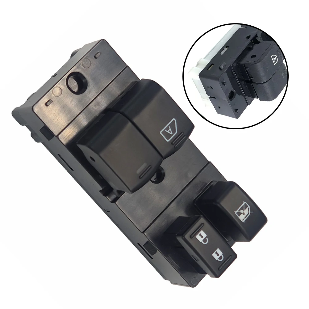 Window Control Switch for Nissan for frontier 2007 2008 2009 2010 2011 2012 2013 2014 2015 2016 2017 Matches OEM Switch Behavior