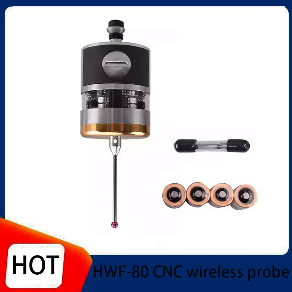 WF-80 Wireless Probe CNC Machine Tool Probe High Precision Wireless Probe Automatic 3D Detection Edge Finder