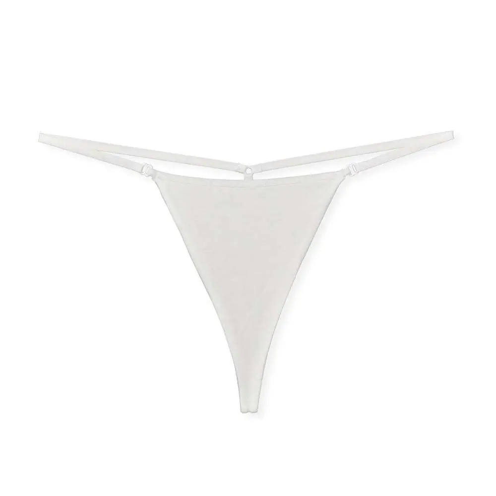 

Ladies Pure Color Cotton Fashion Briefs G-string Panties Thong