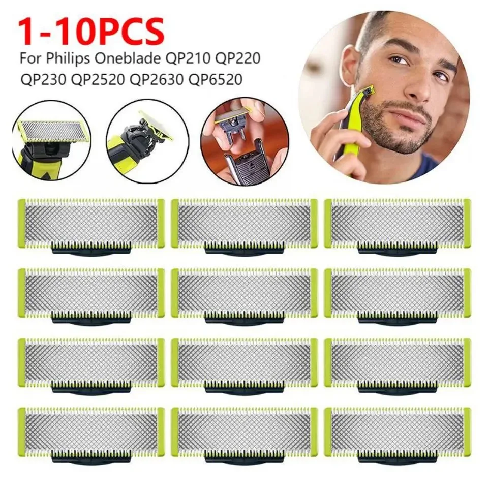 1-10PCS Electric Trimmer Shaver Replacement Blades For Philips One Blade Shaver For QP2520/QP2530/QP2630/QP6510/QP6520/QP2523