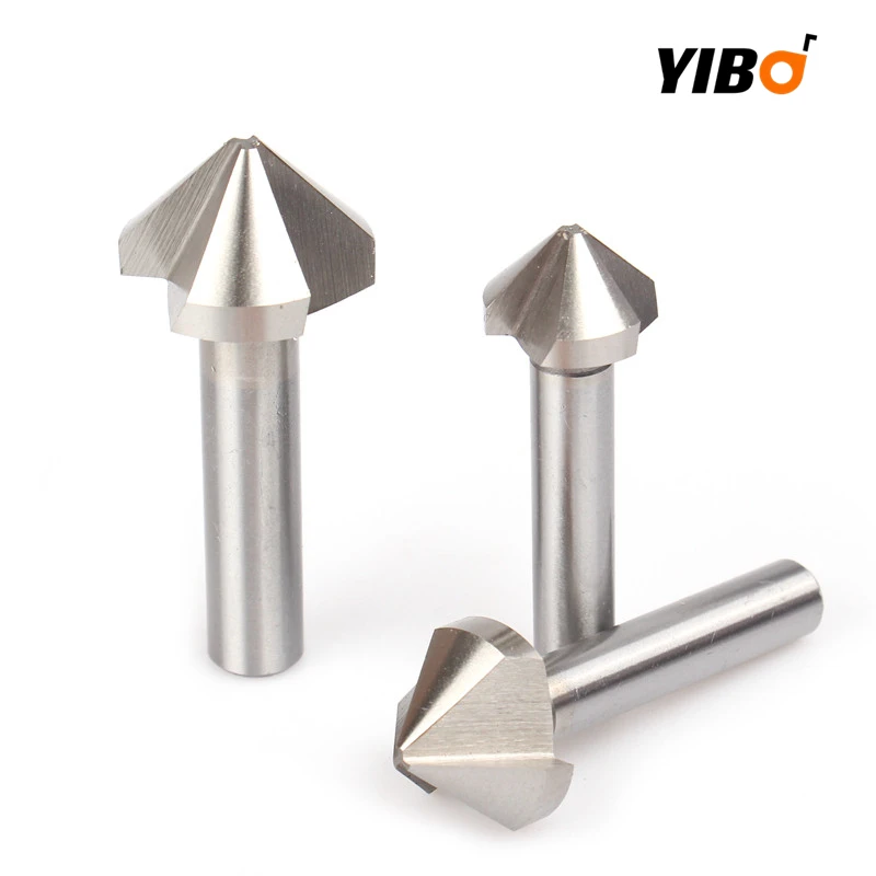 

3 Flute 90 Degree HSS M2 6542 For Stainless Steel Aluminum Alloy Countersink Chamfering Tool Drill Bits 4.5-50mm