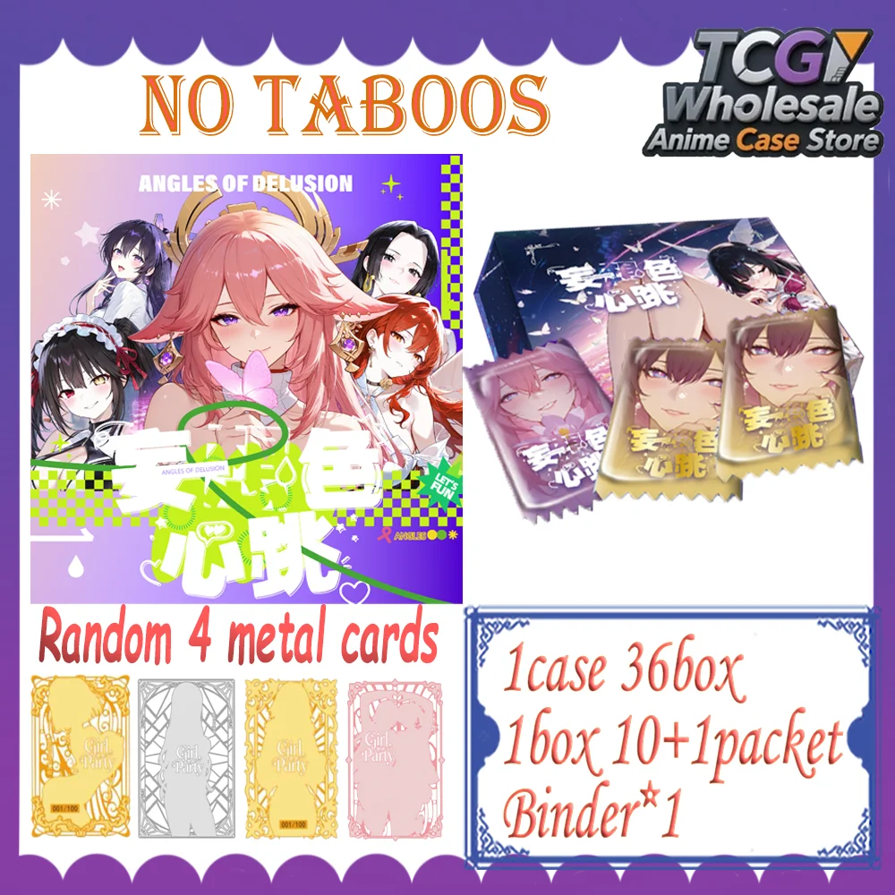 Goddess Story No Taboos Vol.1 Booster Box Anime Trading Cards MeiCard Collectible Gift for Anime Fans Holiday Party Toy