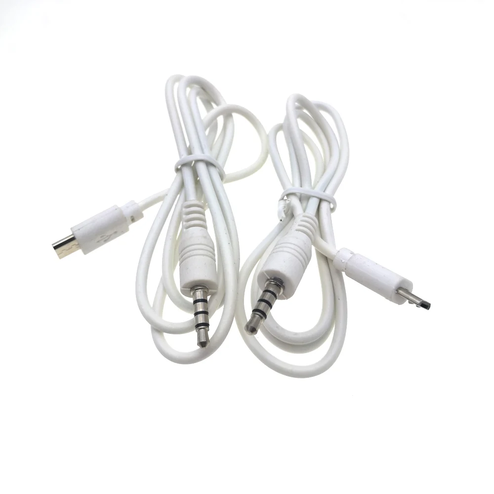 5 stücke micro zu 3,5mm Audio stecker Männlich audio kabel Stecker Männlich USB Karaoke Mikrofon Anschluss CableAdapter OD 3,5 MM