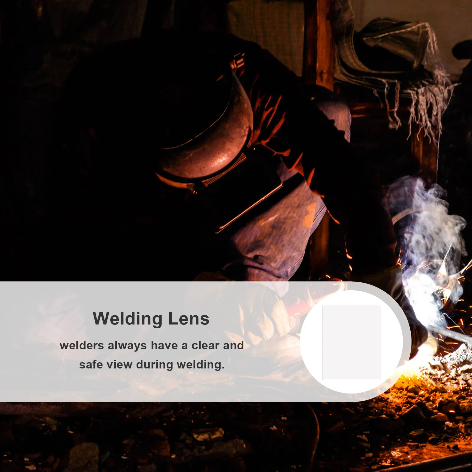 

10 шт. сменных прозрачных защитных линз для сварки с автоматическим затемнением, устойчивых к искрам и металлическим брызгам, совместимых с [совместимыми устройствами/системами]