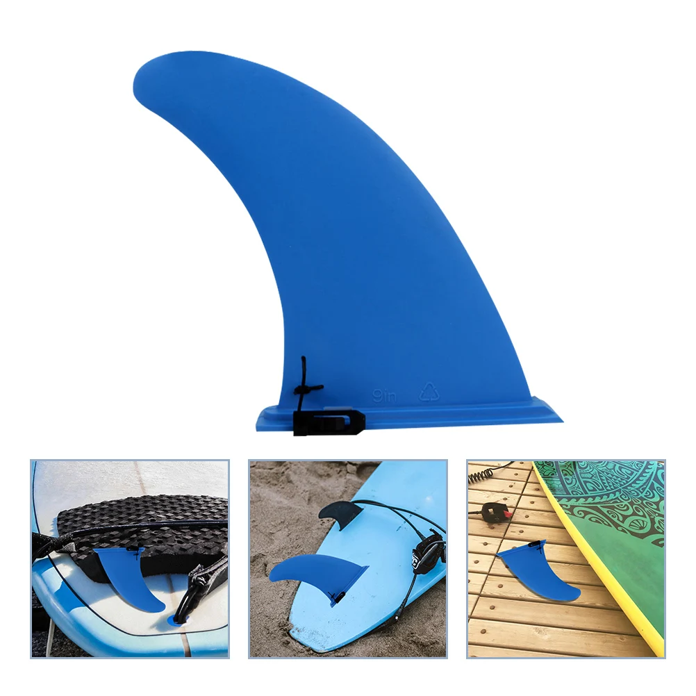 

Surfboard Tail Detachable Adjustable Fin Compatible Inflatable Boards Black Center Durability Stability Paddle