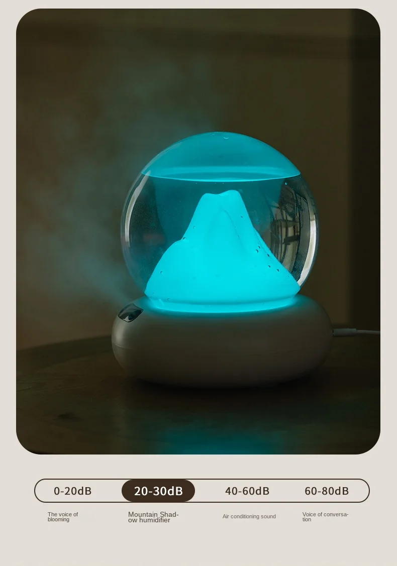 2l電気空気加湿器,USB,常夜灯,カラフルな雰囲気ランプ,アロマテラピー,デスクトップ