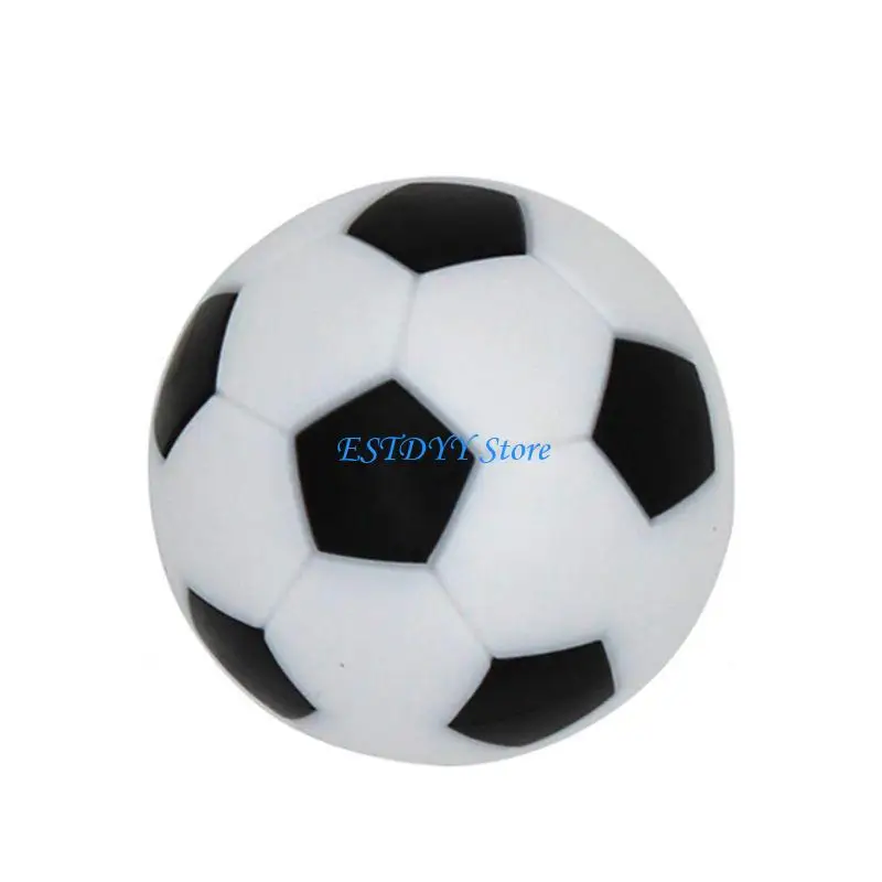 G6DE 6pcs 32mm Table Soccer Replacements Mini Black & White Ball Foosball Fussball