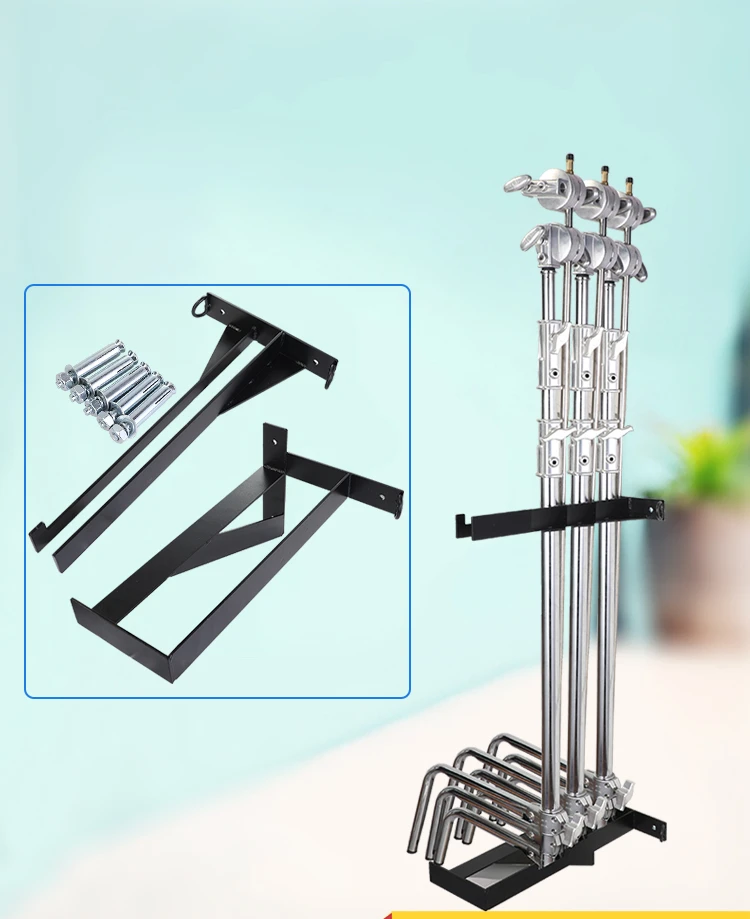 C-Stand-Rack: Die perfekte Lösung für ordentliche Licht- und Stativlagerung im Fotostudio