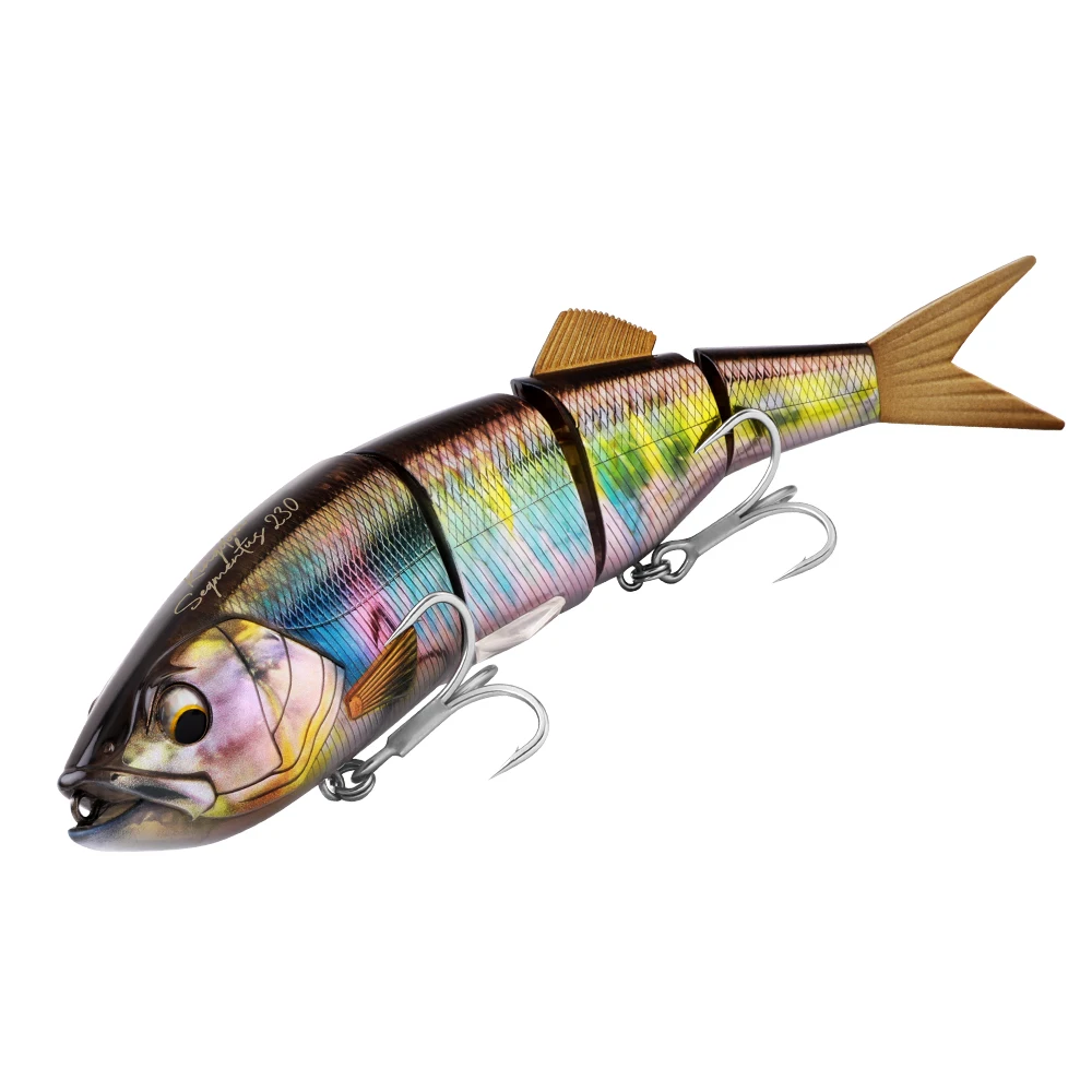Kingdom Mehrteiliger Schwimmender Angelköder 180mm/230mm 4 Sektionen Schwimmende & Sinkende Wobbler Angelzubehör Hartköder