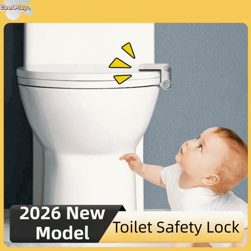 

Self Adhesive Toilet Locks Height Adjustable Sturdy Safety Toilet Seat Locks for Toddler No Tools Needed Easy Installation