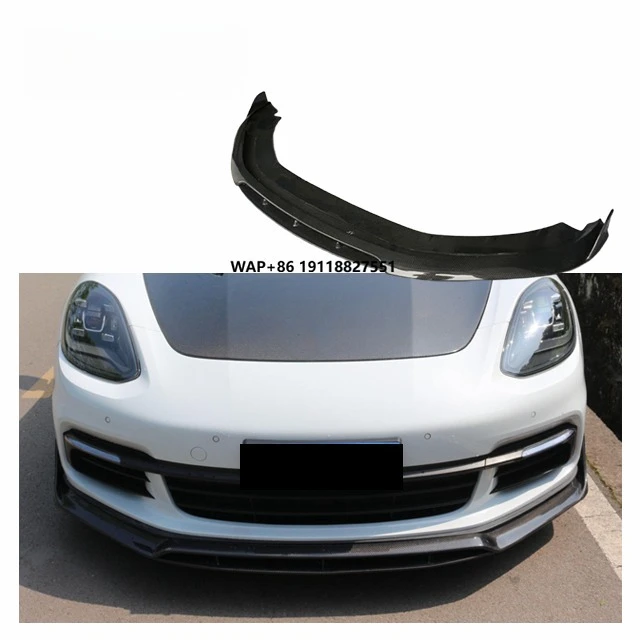 

For Panamera 971 FXX Style Carbon Front Lip Body Kit Panamera 971 Carbon Fiber FXX Front Bumper Lip Splitter