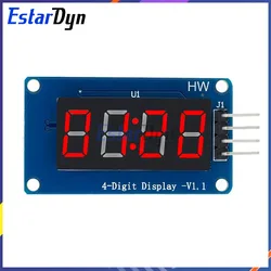 Estardyn TM1637 4 Bits Digital LED Display  For arduino 7 Segment 0.36Inch Clock RED Anode Tube Four Serial Driver Board Pack