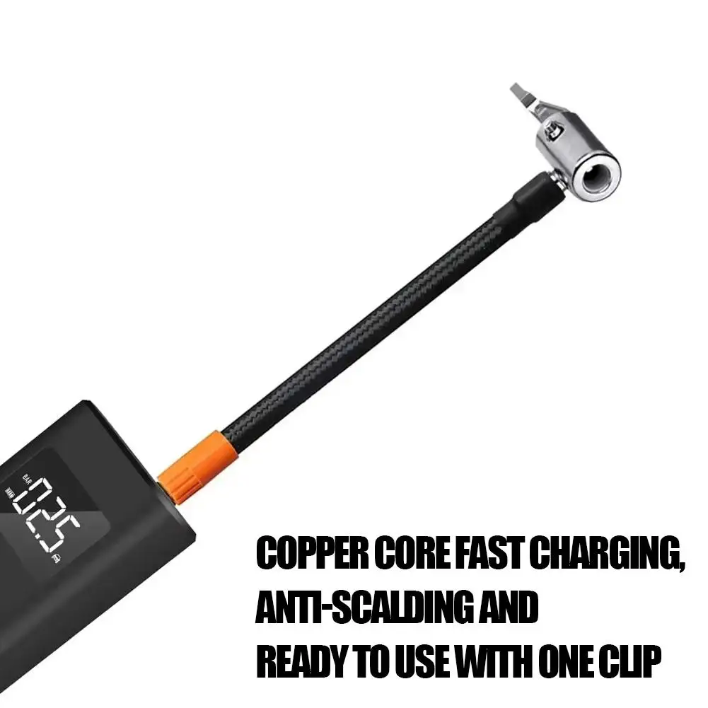 سيارة شنت مضخة التضخم أنبوب M6 موضوع التضخم أنبوب الإطارات مقاومة للحرارة كم مشترك مضخة هواء تمديد أنبوب خرطوم ملحق