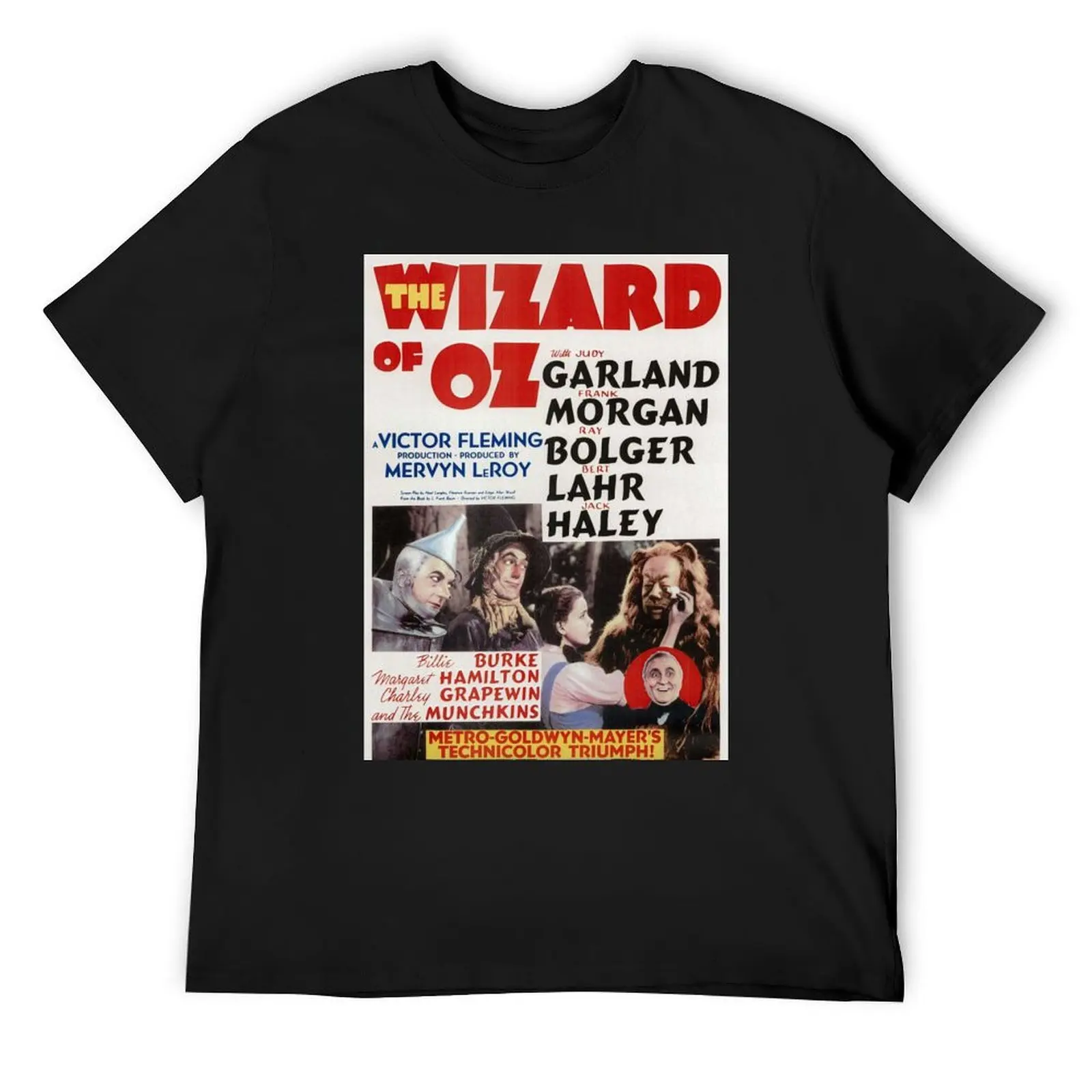 

Original Wizard of Oz Movie Poster T-Shirt anime tshirt funny gifts cute clothes custom shirt Men's t shirts