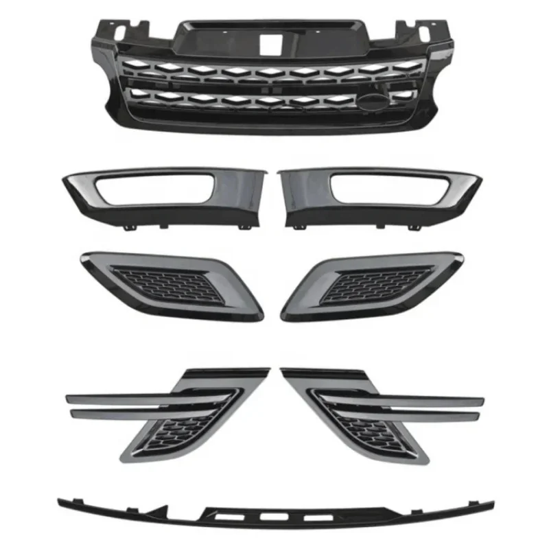 

Front Grill Sets Black Version Kit Body Kit Range Rover Sport 2014-2017