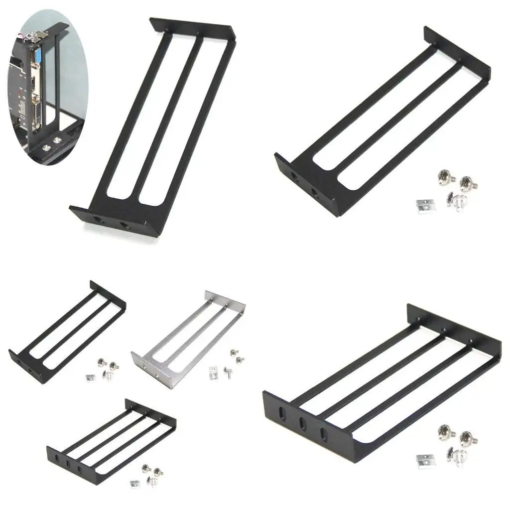 

31BA Graphics Card C-type GPU Baffle Support Aluminum Alloy Video Card Sag Holder Bracket Desktop PC Case Accessories