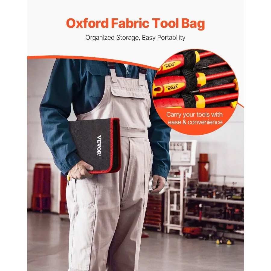 Set di cacciaviti isolati Set di strumenti isolati da 12 pezzi per elettricisti 1000V