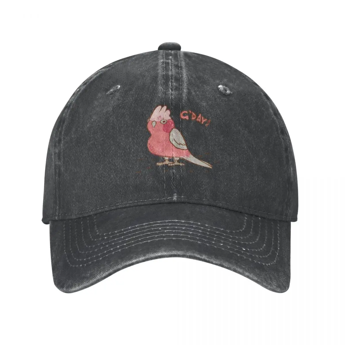 Cute Pink Galah Australian Parrot Bird Cowboy Hat Designer Hat Golf Wear Gentleman Hat Military Cap Man Men's Luxury Women's