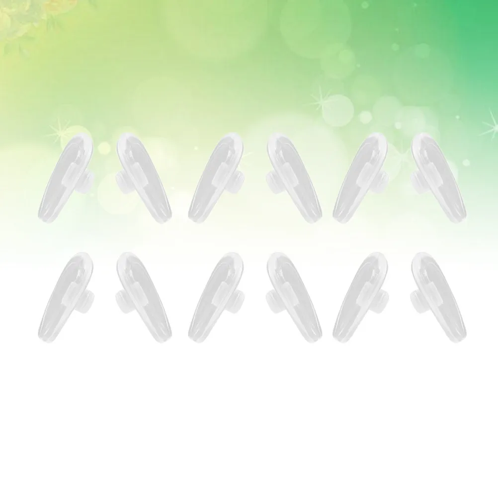 10Pairs Silicone Anti Nose Pad Replacement Hypoallergenic Pads Eyeglasses Cushion Technology