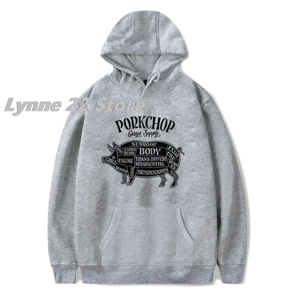 Hoodies for men Porkchop Sweatshirts Rock Roll Spring Ropa Hombre Vintage Motor women Top Hip Hop Kids Cartoon Clothes Sudaderas