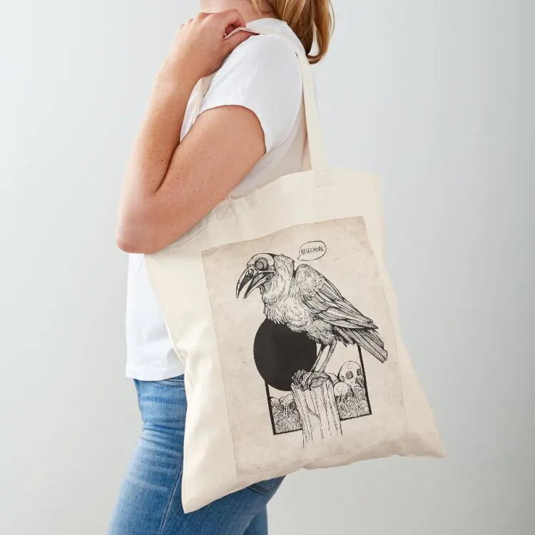 

Nevermore Tote Bag Big bag Canvas Shopper Women's bag