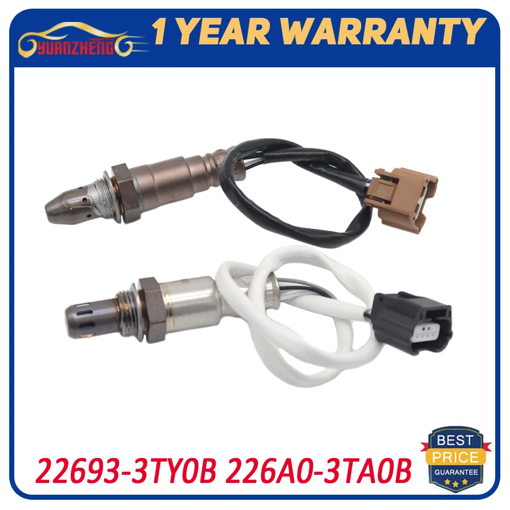 

2pcs Upstream & Downstream Oxygen 02 Sensor 22693-3TY0B 226A0-3TA0B for Nissan 2.5L Altima 2015 2016 2017